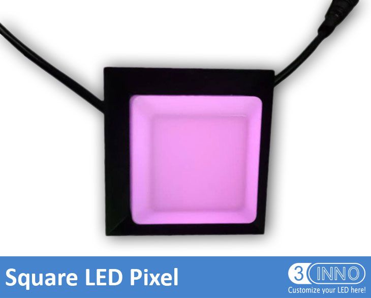 Illuminazione LED Pixel LED alluminio Pixel DMX Piazza Pixel Pixel coperta WS2811 RGB Pixel DMX alluminio LED WS2811 barre di illuminazione DMX Pixel RGB Square LED Club Pixel Pixel