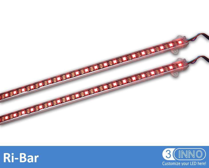 Striscia in alluminio Linear Light Bar 3D Barra Pixel 3D Bar LED Pixel Strip LED Barra Pixel Barra LED Luce Rigida Bar DMX LED Strip DMX Silver Bar