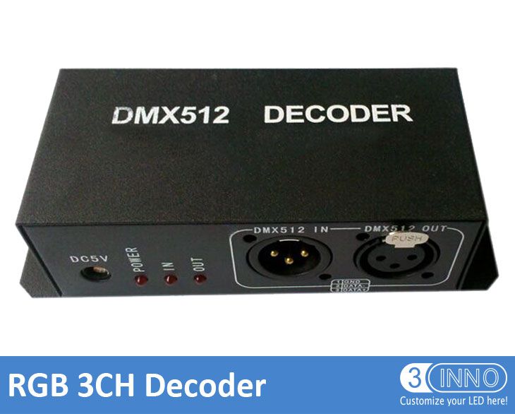 PWM Decoder 3 canali PWM Decoder DMX per PWM Decoder DMX per WS2801 Decoder Decoder DMX LED Decoder striscia LED DMX Decoder DMX LED Decoder 3 canale DMX decodificatore LED DMX