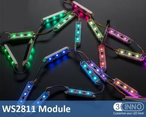 RGB LED Pixel modulo natale modulo luce IP65 modulo LED 12V modulo LED Pixel modulo luce WS2811 Pixel modulo Pixel RGB modulo LED Pixel 4.5 w modulo LED IP65 modulo